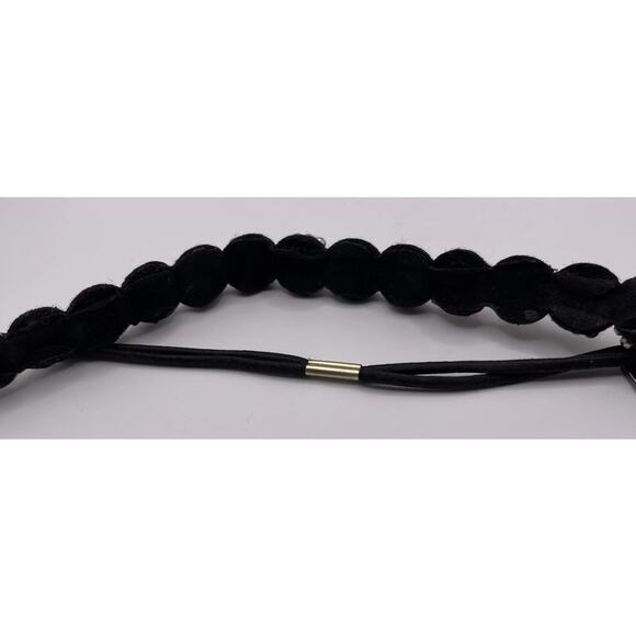 JENNIFER BEHR for Fekkai Crystal & Black Stretchy Headband Or Worn As Bracelet main image 4